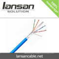 Lansan 305m cat6 cabo de rede utp 23awg 4pair BC passar a qualidade do teste do fluke boa e preço de fábrica